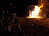 Bonfires on the Levee